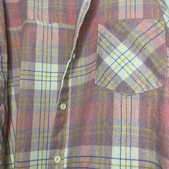 La Miel plaid oversized shacket. Size medium - Picture 3 of 7